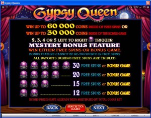 Gypsy-Queen-paytable